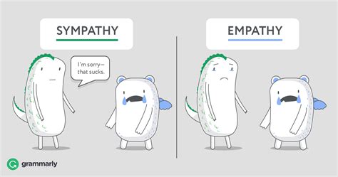 sympathy vs empathy examples.